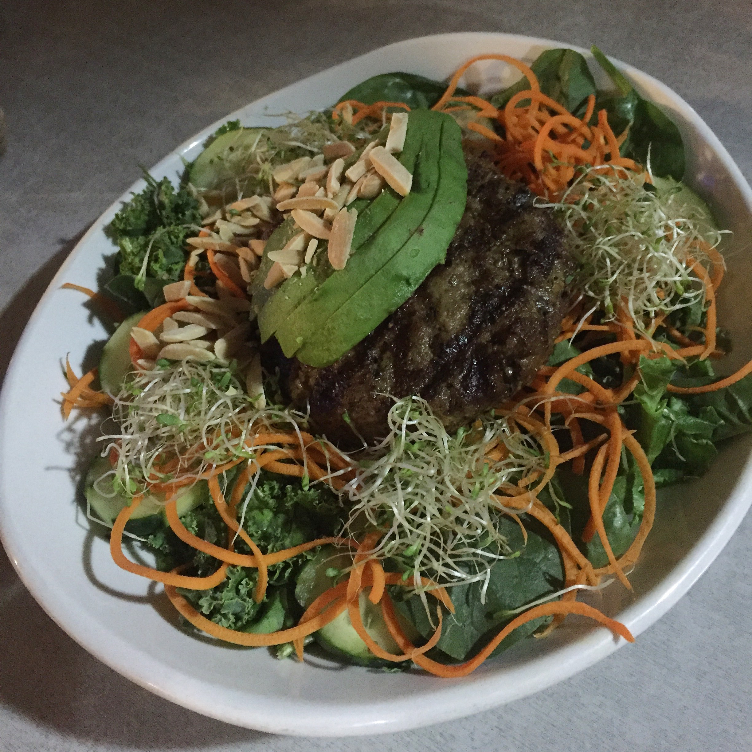 Bulletproof custom grass-fed beef salad