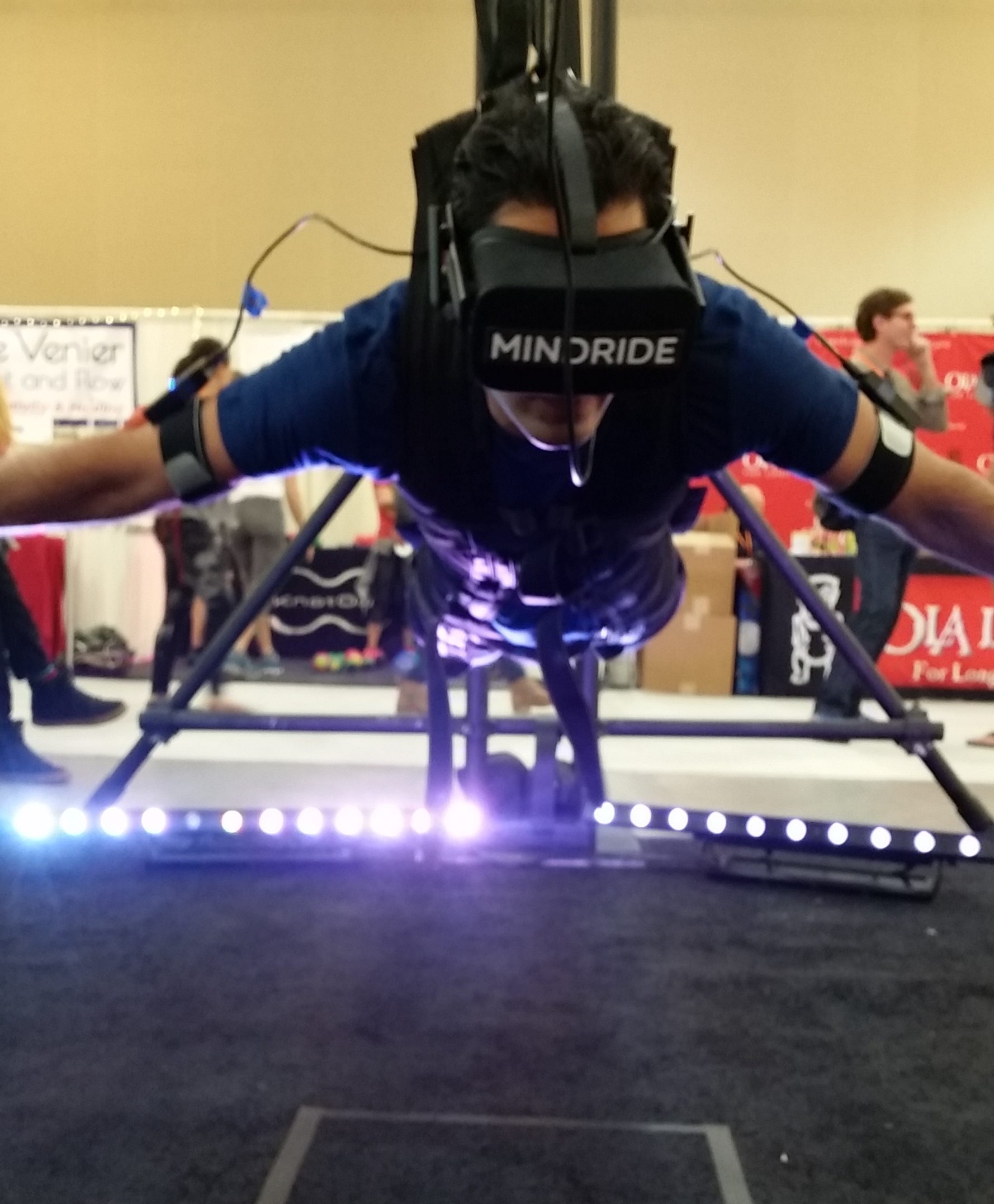 VR Flying Simulator at the Bulletproof Conference 2016
