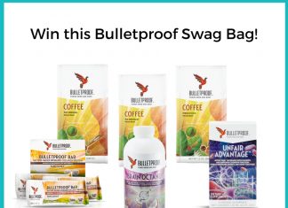 Bulletproof Giveaway of Upgraded Coffee Roasts (3), Vanilla Max Collagen Protein Bars, Brain Octane Oil and Unfair Advantage in Australia!